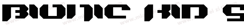 Bionic Kid Simple Sl字体转换